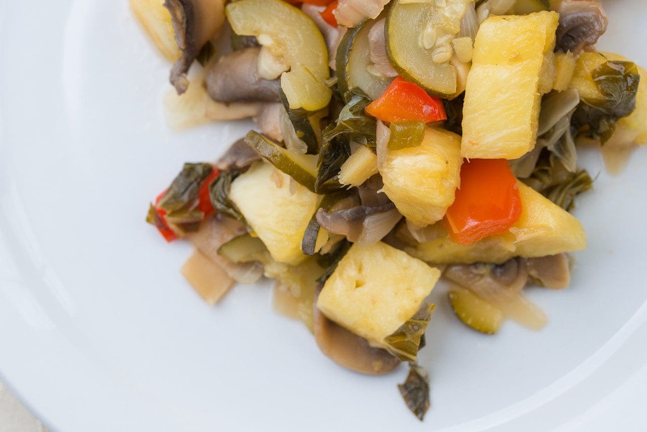 Pineapple-stirfry